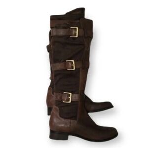 New Cole Haan Air Avalon Triple Buckle‎ Tall Boots Blackstone
